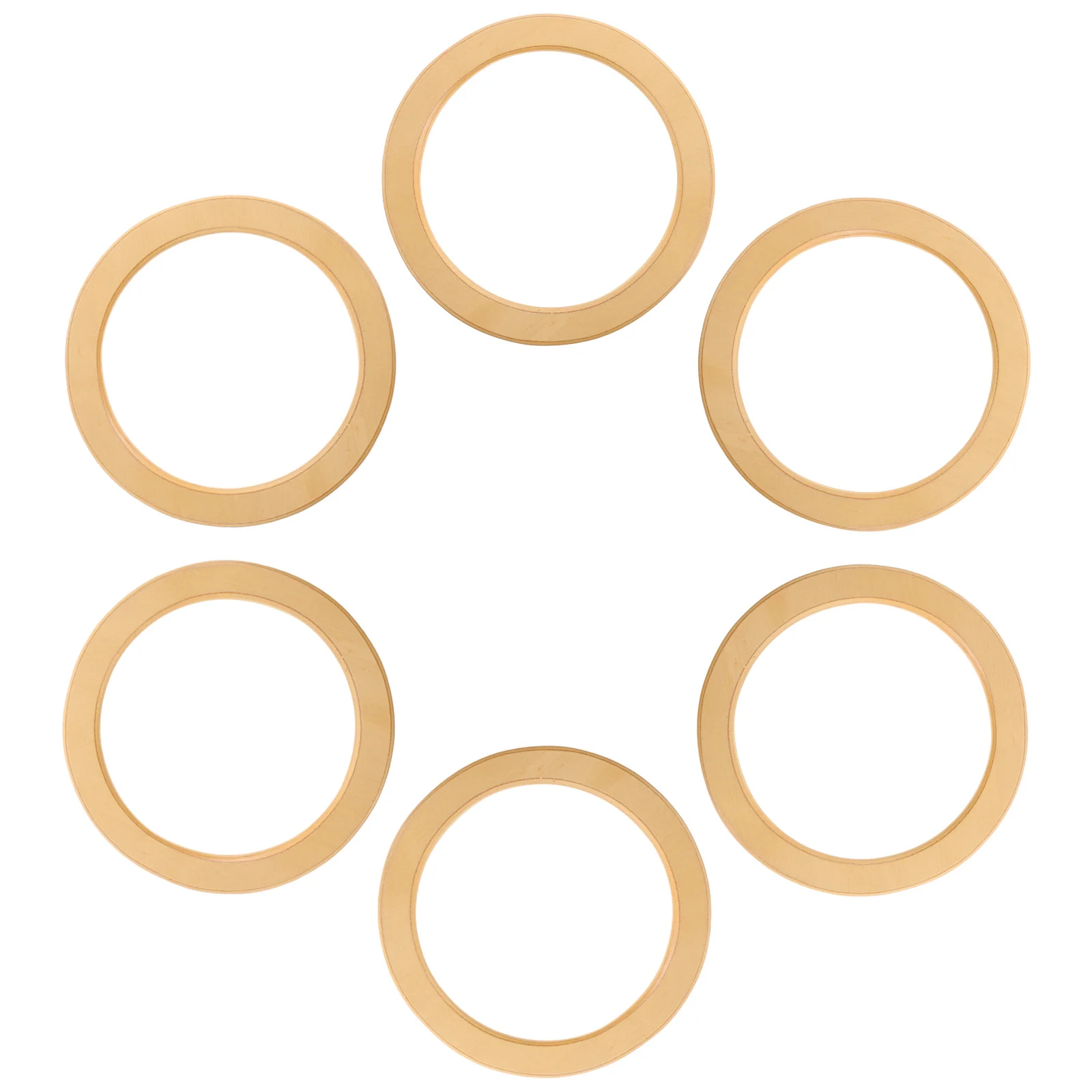 

6Pcs Wooden Round Handbag Handles Durable Decorative Replacement for Handmade Tote Bags Beach Bag Making Accessories