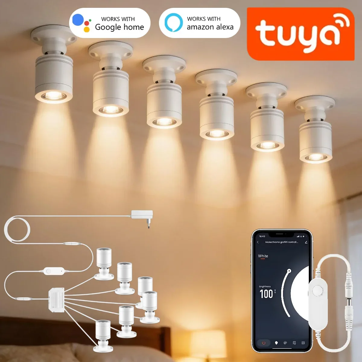Smart Tuya Led Spot…
