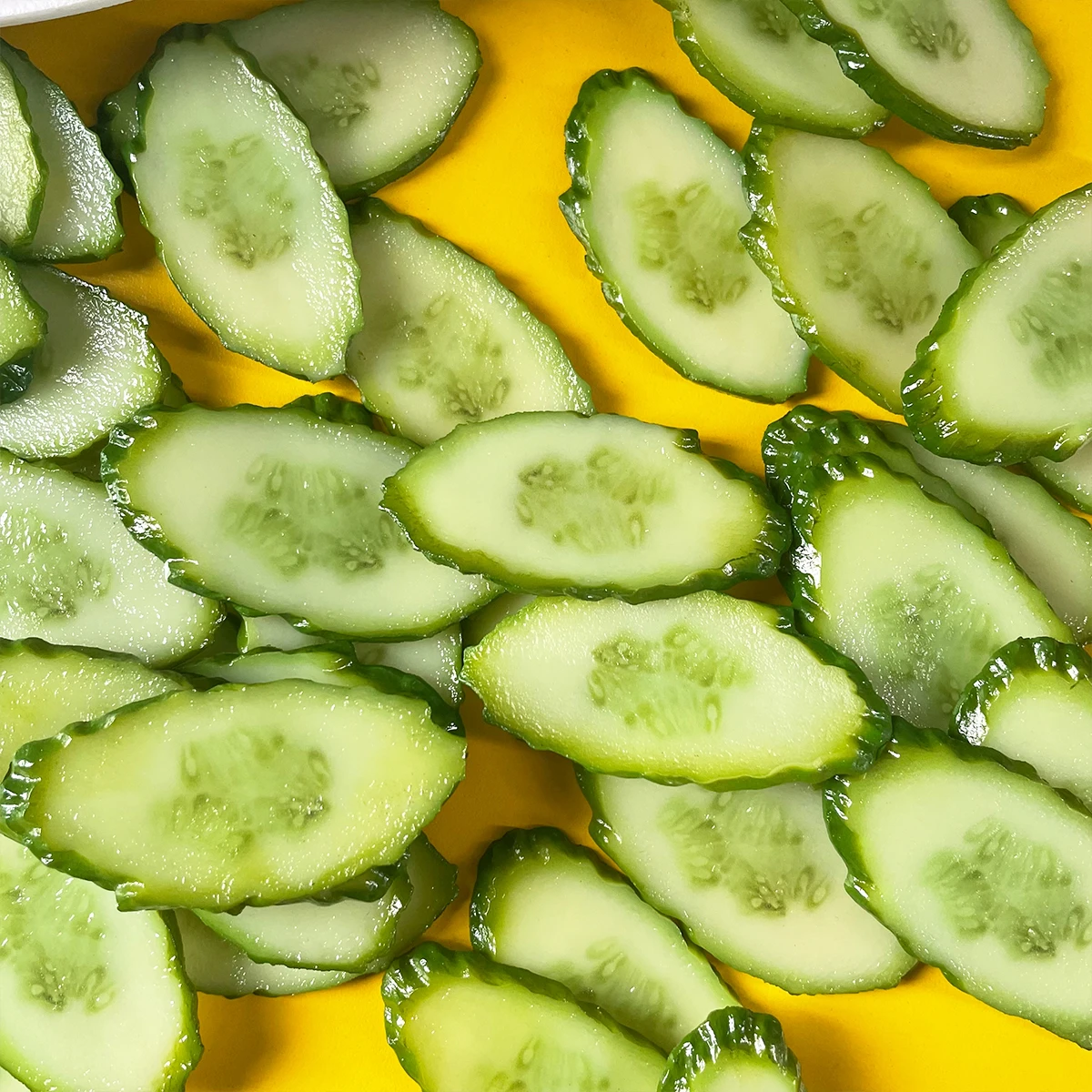 3/5/20 قطعة شرائح خيار صناعية  - مراجعة Photography Food وسعره
