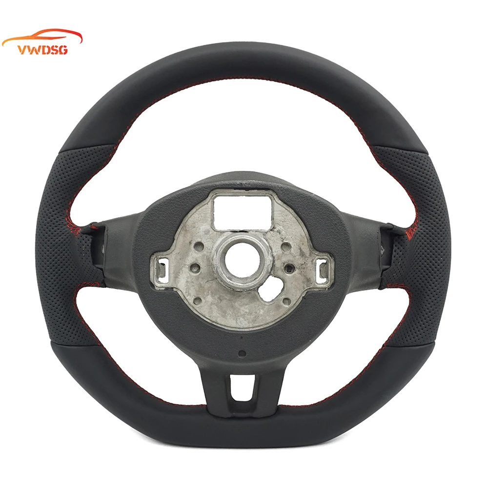 Steering Wheel For Vw Golf 6 GTI GTD R 2009-2013 Polo GTI Tiguan Passat R-Line Models Car Accessories