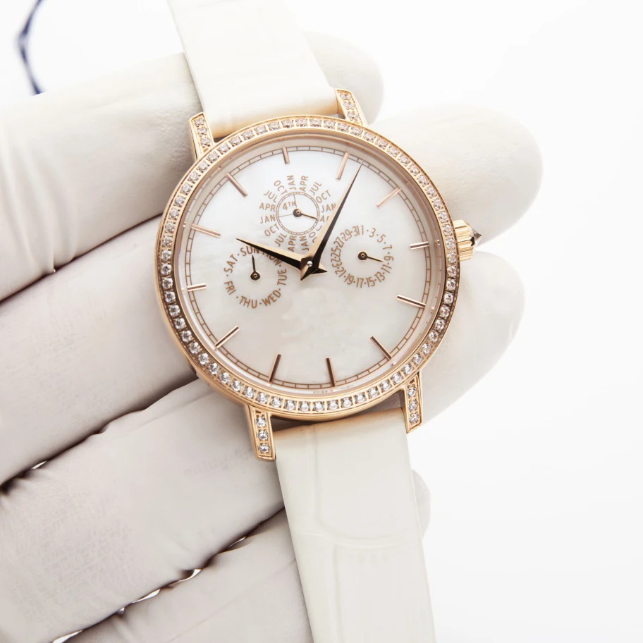 2026 Luxury Brand Women's Automatic Watch Leather Strap Designer Wristwatch Waterproof Casual Classic Women Automatic Watches