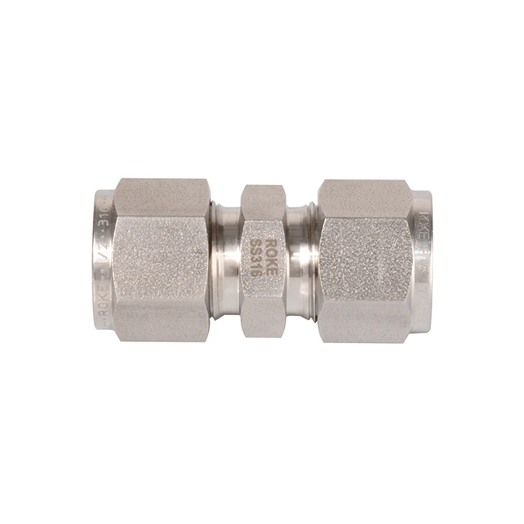 type carbon steel compression double ring combined pipe fittings for high-pressure NPT/BSP oil threads