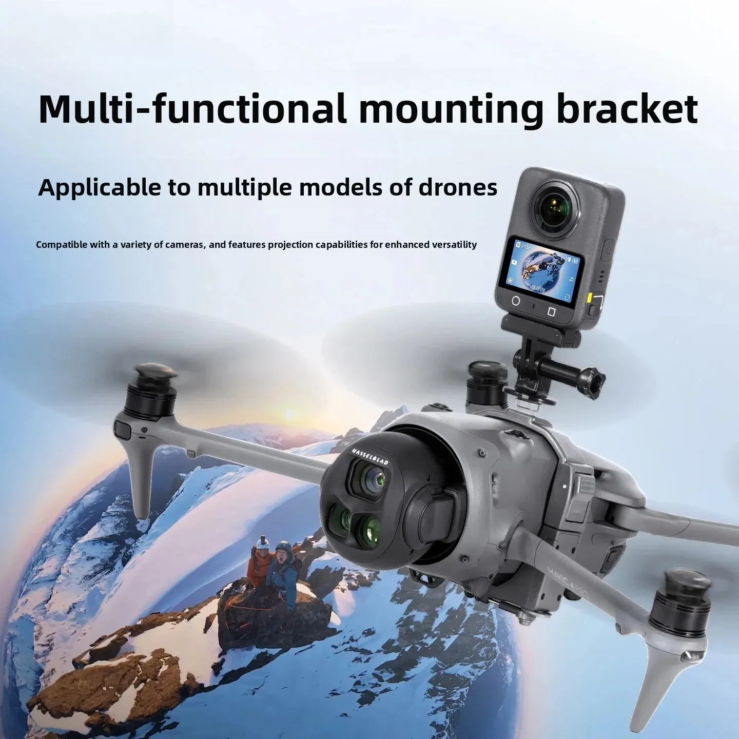 Multi-Functional Expansion Bracket & Airdrop Thrower System for DJI Mavic 3/4 Pro, Air 3/3S, Avata 2, Osmo 360 Camera
