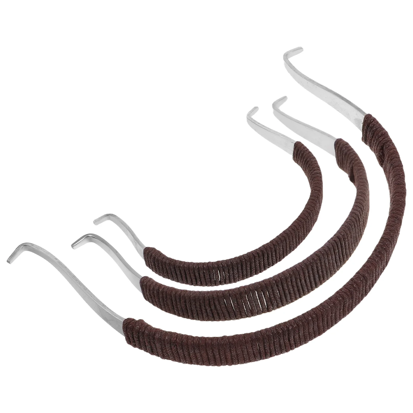 

3 Pcs Stainless Steel Teapot H Wicker Replacement Heat Insulation Kitchen Accessories Bamboo Chinese Grip