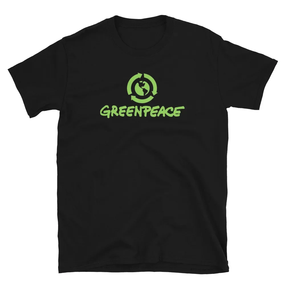 Greenpeace Usa Environmental Volunteer Printed T Shirt