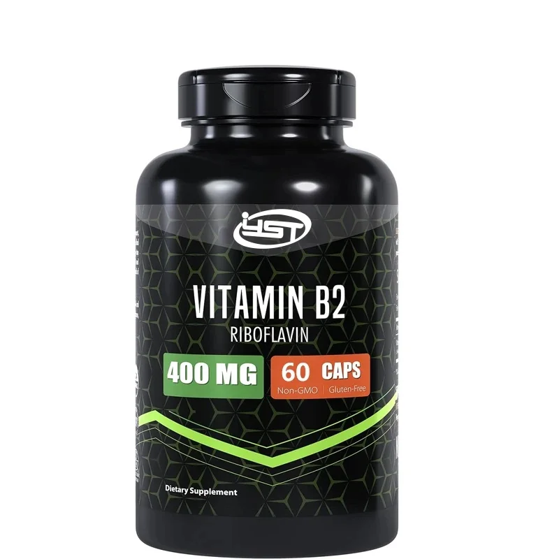 Vitamin B2 400mg | 180 capsules | riboflavin | gluten free