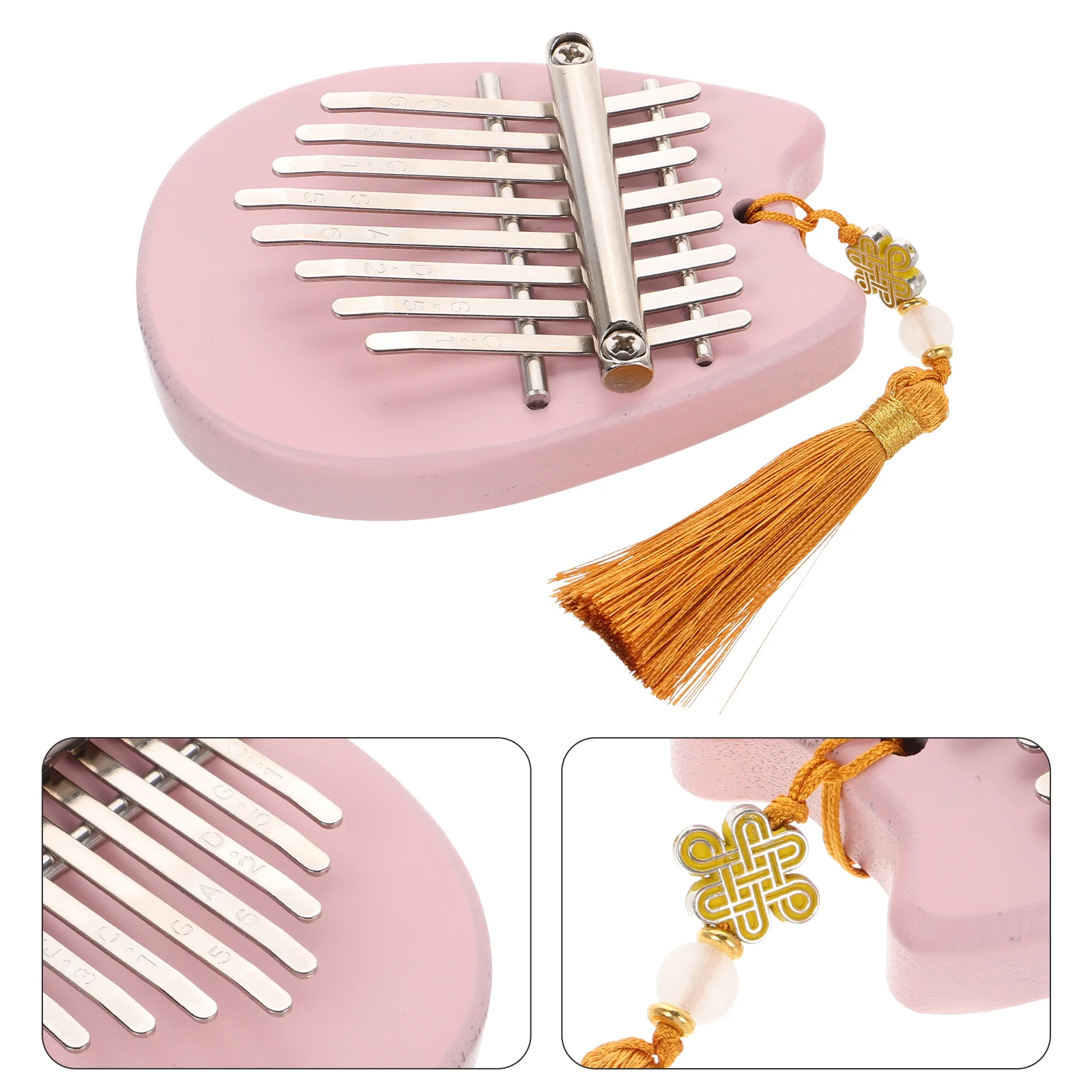 อะคริลิค มินิคาลิมบา แอมป์เปียโนนิ้วหัวแม่มือ รูปหมีน่ารัก พกพาสะดวก เหมาะสำหรับผู้เริ่มต้น เสียงหลากหลาย