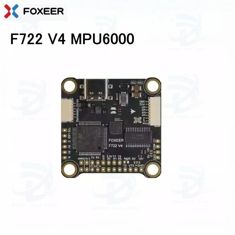 UniFly1pcs For Foxeer F722 V4 ICM-42688-P MPU6000 FC 8S Dual BEC Barometer X8 Flight Controller FPV Freestyle Racing Acces