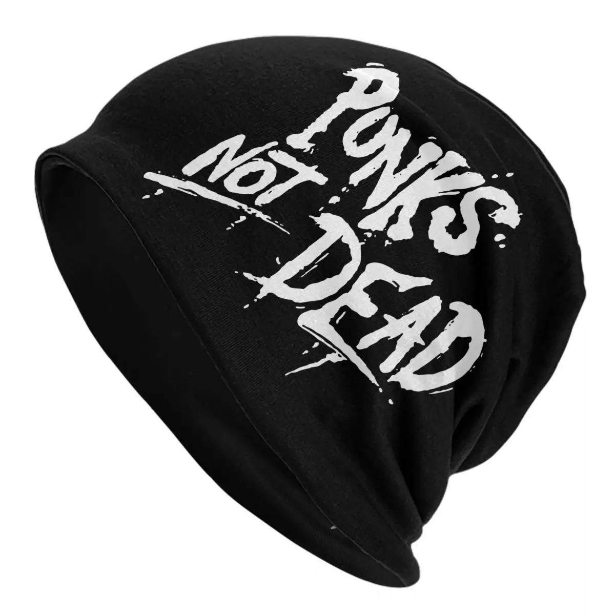 Punks Not Dead Rock Bonnet Hats Casual Outdoor Skullies Beanies Hats Men's Women's Warm Head Wrap Caps