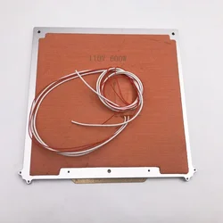 ZEROG 255X255MM Bed with high temperature magnets for Ender 5 pro mercury one.1 PEI Steel Sheet Silicone Heat Bed