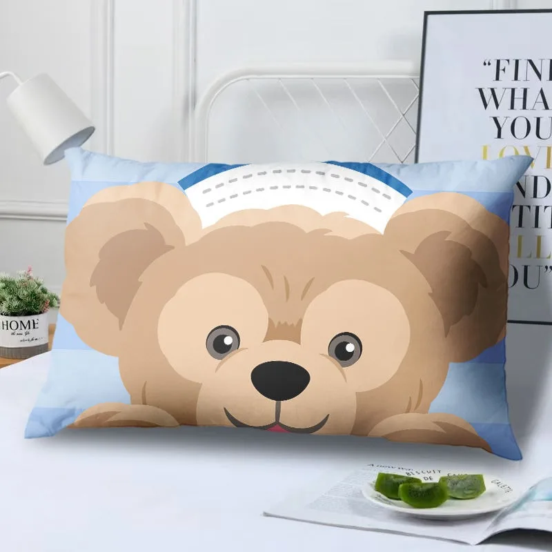 Disney Star Delu Duffy Printed Pillowcase Bedroom Room Home Decoration soft and comfortable Living room sofa Pillow case 50x70cm