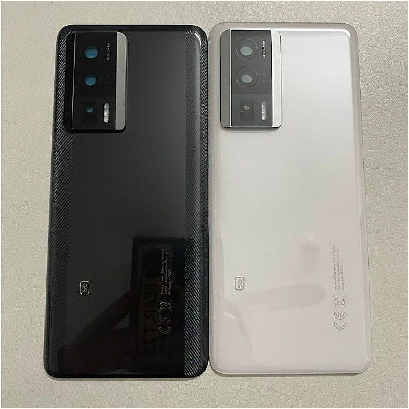 Best New Back Battery Cover Glass Housing Case For Xiaomi Poco F5 Pro F5Pro Rear Panel Chassis Phone Lid with Camera Lens Shell