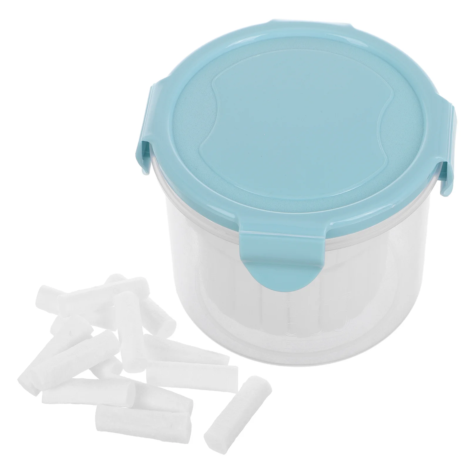 

100 шт. одноразовые хлопковые татуировки для губ, растягивающиеся палочки для гладкой окраски губ, прочное использование в портативном применении