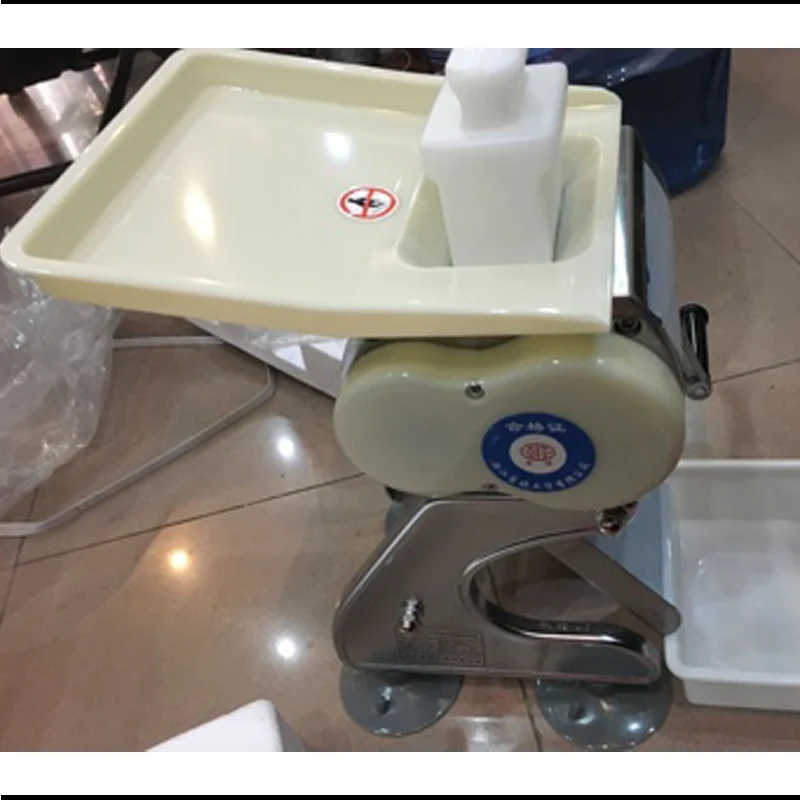 قطاعة اللحوم اليدوية التجارية المصنوعة من الفولاذ المقاوم للصدأ، كرنك يدوي فعال وغير جهد، شرائح لحم حريرية مكعبات