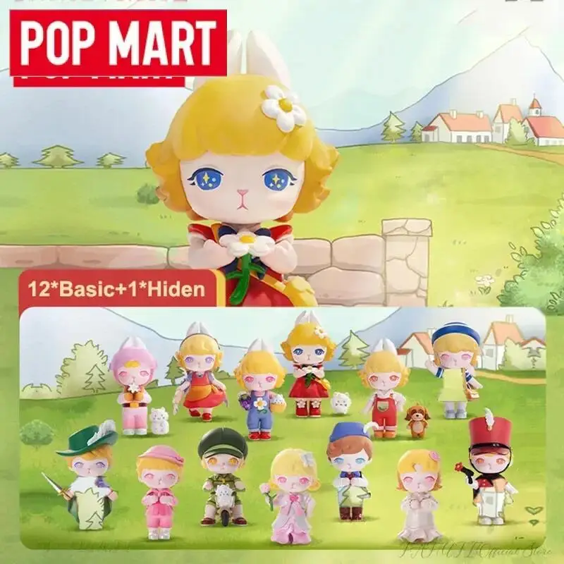 

Pop Mart Bunny Flower Angel Lulu Series Cute toy dolls Girls Anime Figures Cute Model Birthday Gift Blind Box Mystery Box