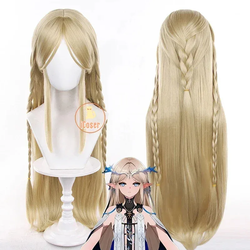 25COSWuthering Waves Fleurdelys Kostum Cosplay Wig Seragam Cartethyia Telinga Elf Rinascita Pesta Halloween untuk Wanita Anak Perempuan Carniv