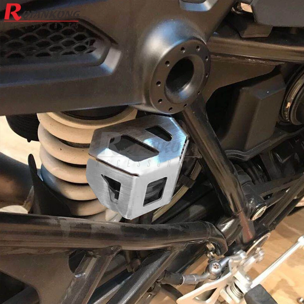 Motorcycle Rear Brake Fluid Reservoir Guard FOR BMW R nine T /Pure/Racer/Scrambler RnineT Urban G/S 2014-2021 2020 Tank Cover