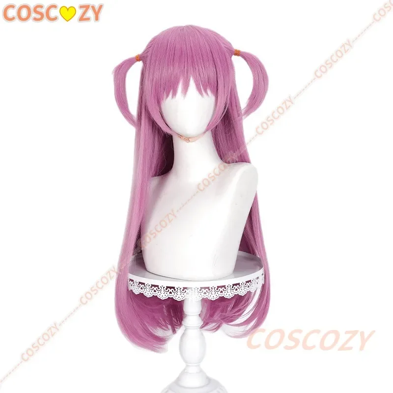 CosplayAnime Summer Pockets Cosplay Wig Long Purple Hair Halloween Party Woman Girls Role Play Wigs view 5
