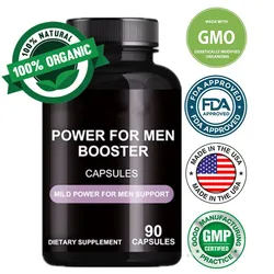 90 Caps Organic Black Maca Capsules for Natural Ginseng Pills