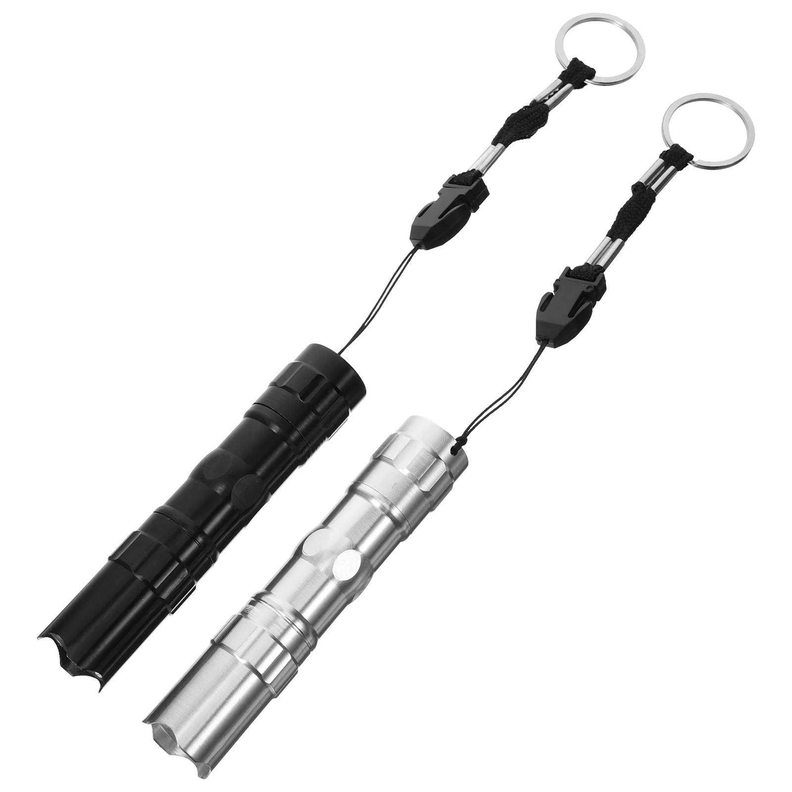 2 قطعة LED مصباح يدوي قوي سبائك الألومنيوم مقاوم للماء الشعلة المحمولة للتخييم التنزه الأنشطة في حالات الطوارئ في الهواء الطلق #3