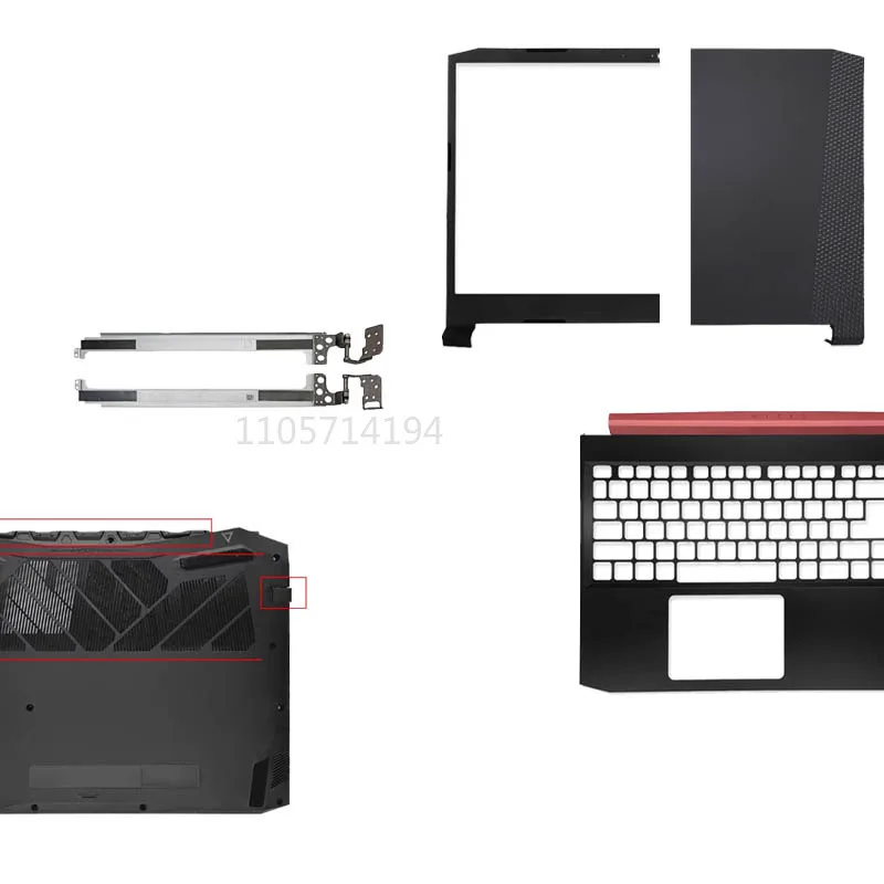 New For Acer Nitro 5 AN515-54 AN515-43 N18C3 Laptop LCD Rear Cover/Front Frame/Palmrest/Bottom Cover/hinge