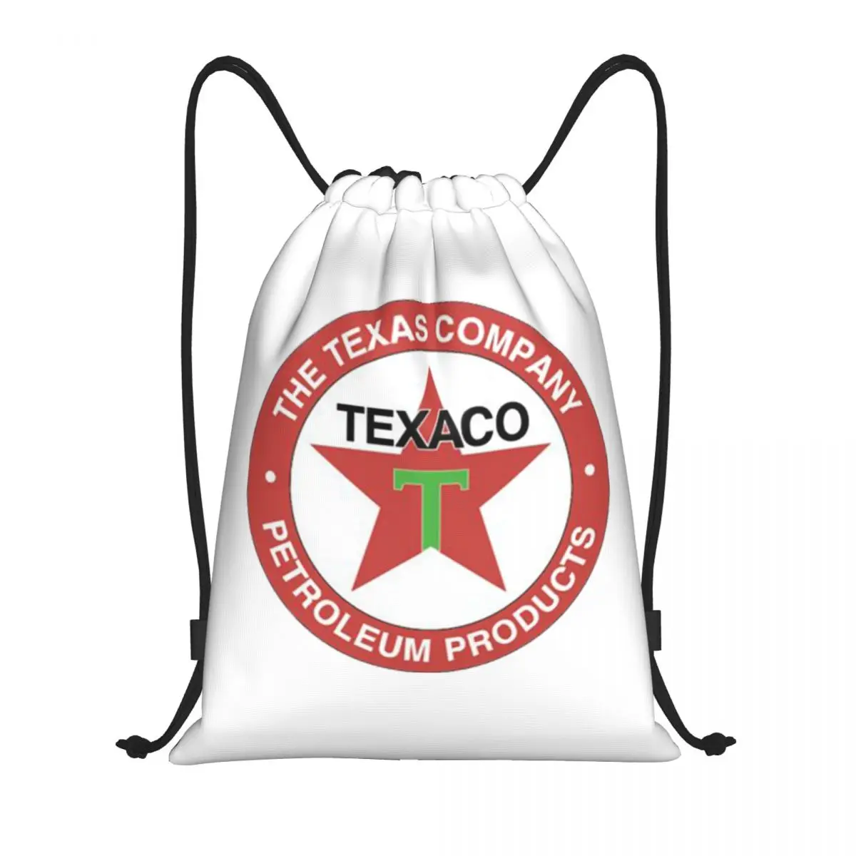 

Винтажные рюкзаки с логотипом Texaco, повседневные сумки на шнурке, спортивные сумки, сумки для книг для мужчин, женщин и студентов