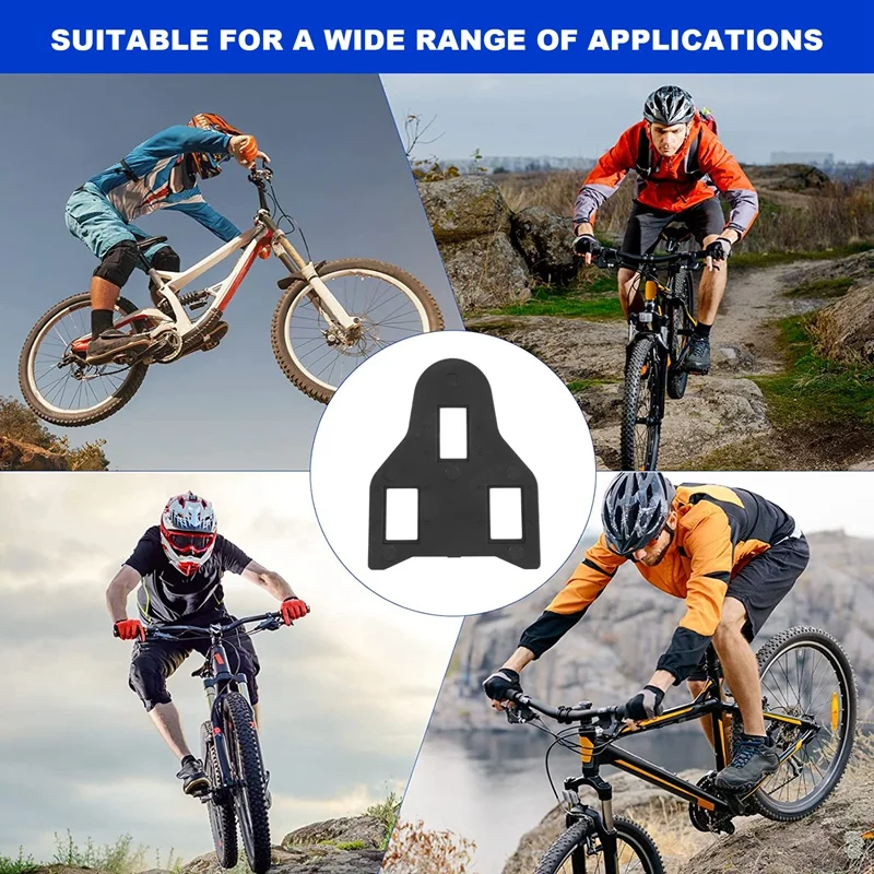 الطريق قفل الدراجة دواسة الحشوات الدراجات حذاء الذاتي قفل قابل للتعديل دراجة قفل دواسة المربط طوقا دواسات الدراجة أجزاء #2