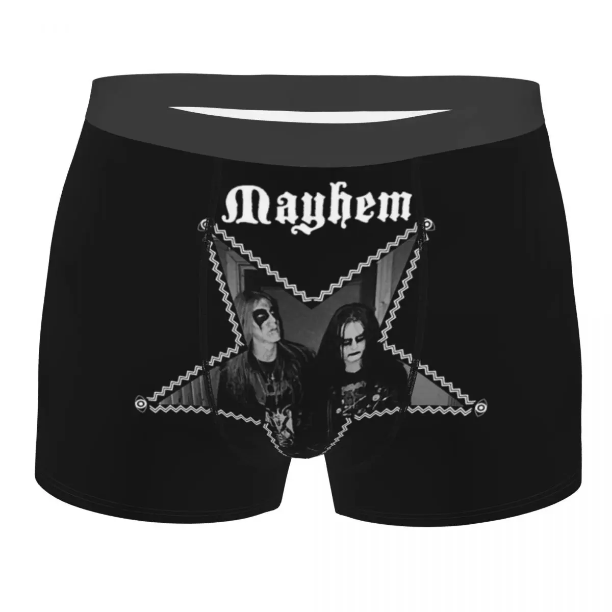 Custom Fashion M-Mayhems Star Boxers Shorts Panties Male Underpants Comfortable Rapper Briefs Underwear