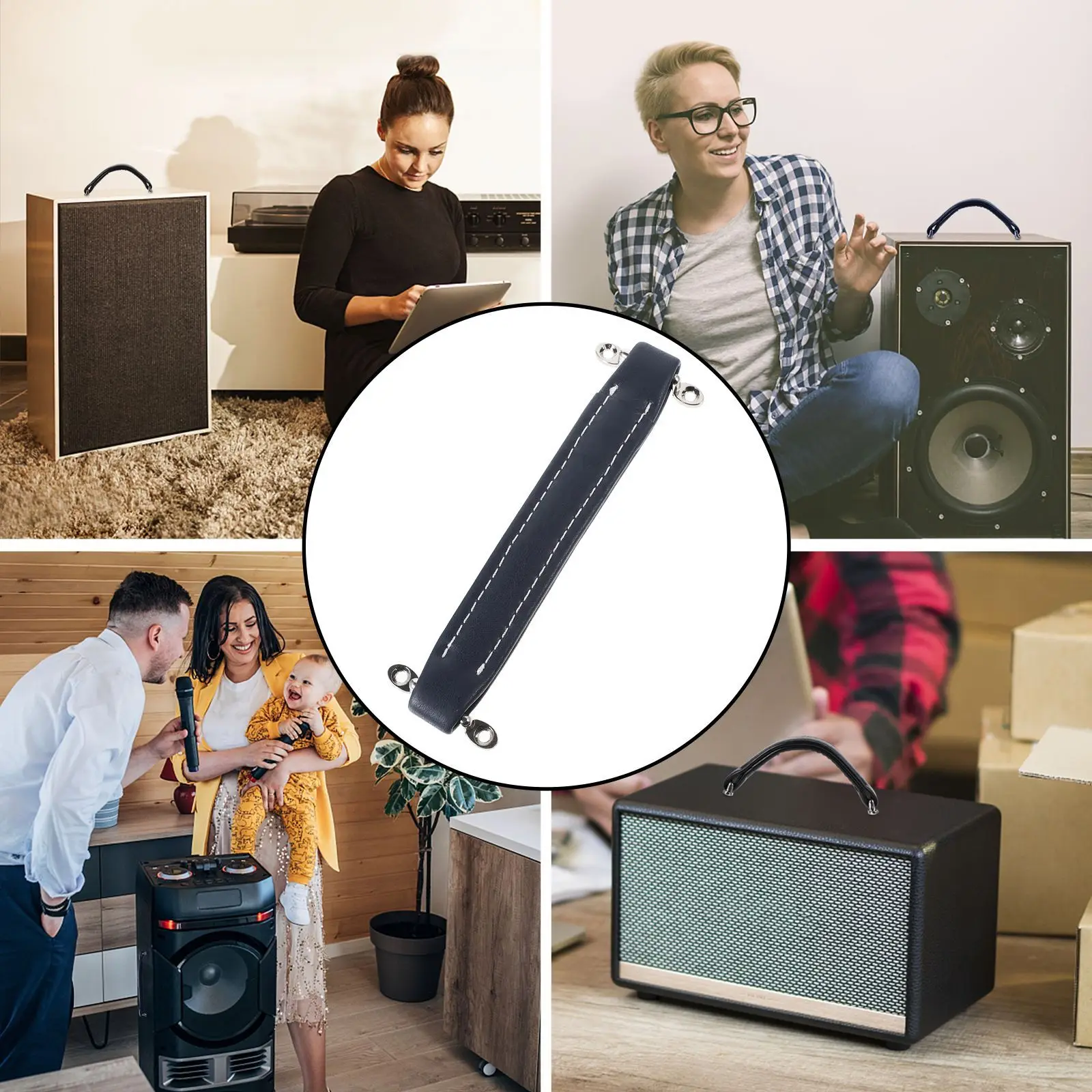 

Amp Handle For Audio Amplifier Speaker Cabinet Durable Artificial Lightweight Reinforcing Steel