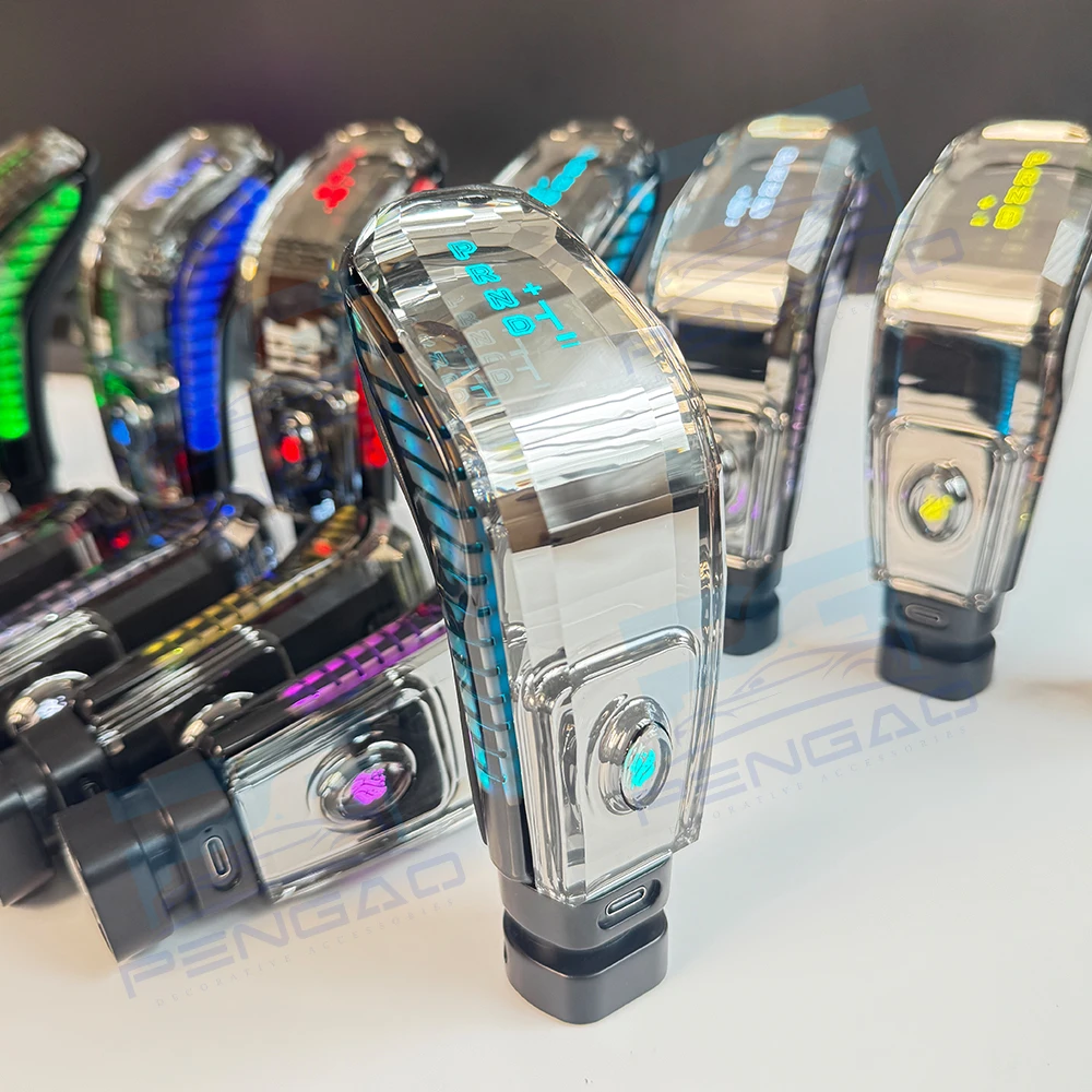 

For Luxury 5 U6 SUV U5 S3 URX S5 TURBO Upgraded LED light crystal gear shift knob shifter interior modification car accessories