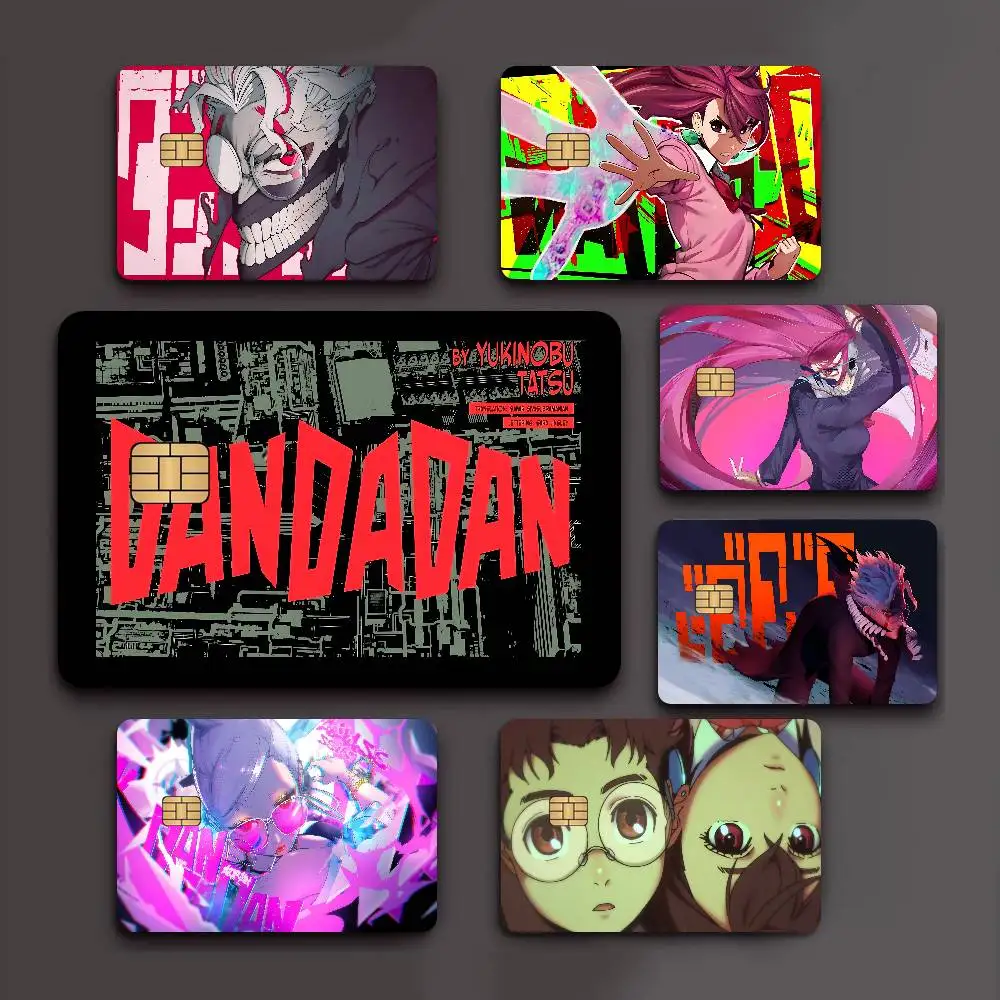 Adventure Anime Dandadan Anmie Sticker Film Skin Cover For Credit Card Debit Bank Card Front