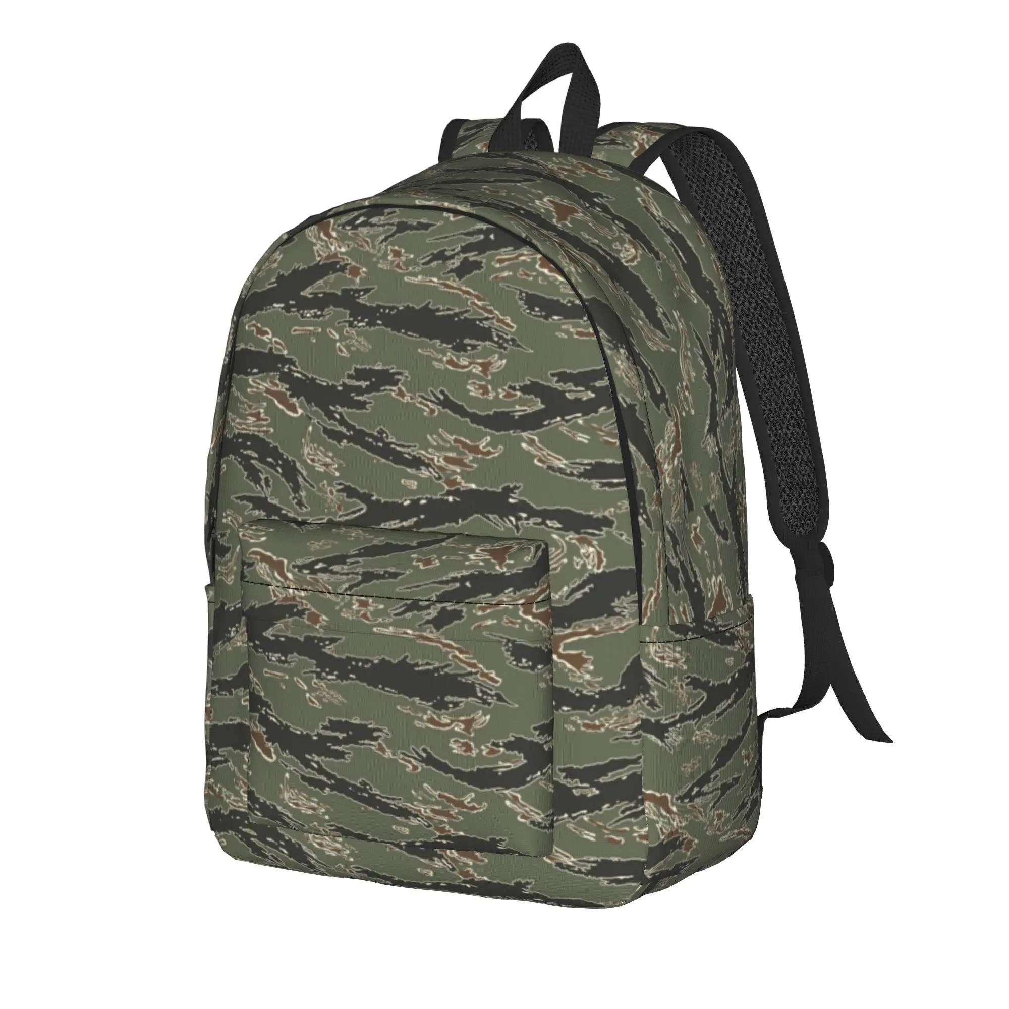 Tiger Stripe Camouflage Backpack Fashion Student Business Daypack Army Military Camo Laptop Computer Shoulder Bag Sports