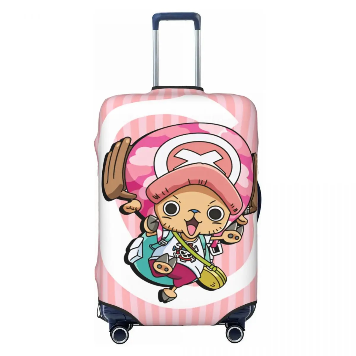 

Custom One P-Pieces Tonys Choppers Luggage Cover Elastic Funny Adventure Anime Comic Suitcase Cover Protector Fit 18-32 Inch