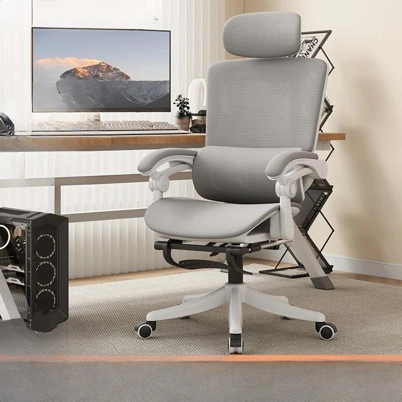 

Racing Gaming Chair Adjustable Headrest Ergonomic 3D Waist Cushion Relaxing Chair Mesh Seat High Density Silla De Escritorio