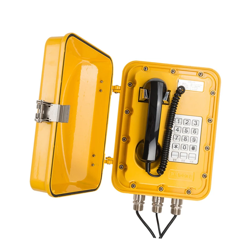 Atex Explosion Proof Industrial Telephone Heavy Duty Blast Proof Mining Telephone