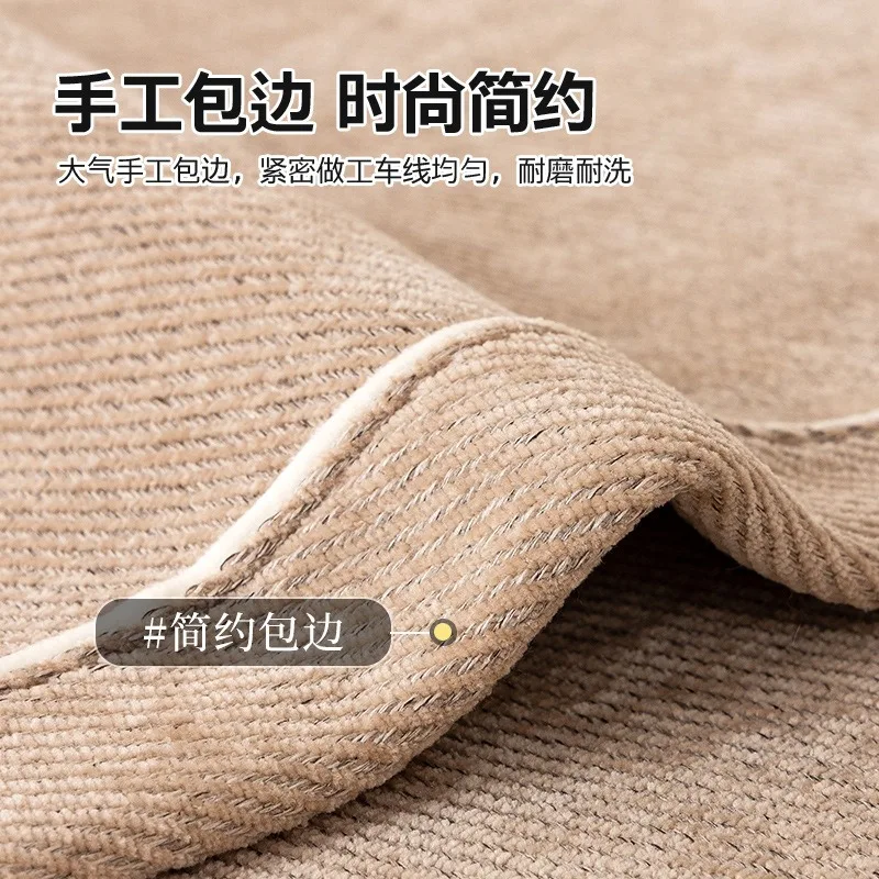 Hot Selling Four Universal Anti Slip Sofa Mat New Chenille Sofa Cushion Couch Cover Modern Backrest Towel L Shape Sofa Towel view 4