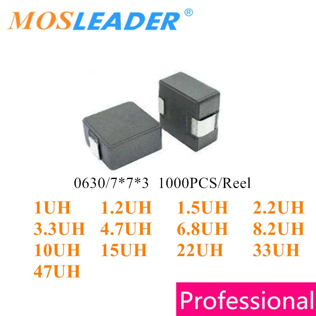 

Mosleader 1000pcs 0630 7x7x3 1UH 1.2UH 1.5UH 2.2UH 3.3UH 4.7UH 6.8UH 8.2UH 10UH 15UH 22UH 33UH 47UH 7*7*3 Molded power inductors