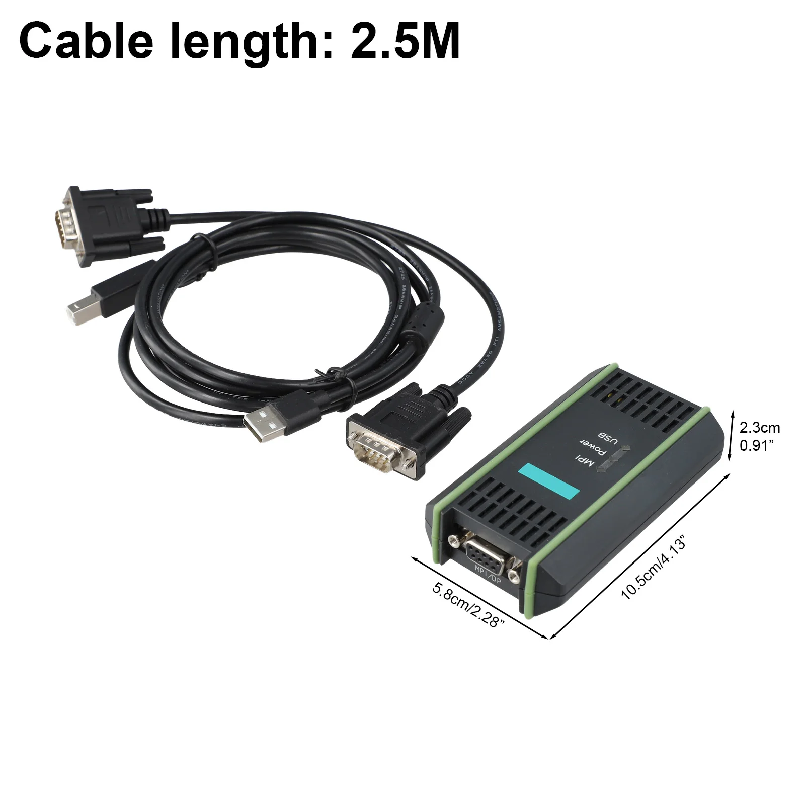 كابل برمجة USBMPI مناسب لشركة Siemens S7 200/300/400 PLC يدعم جهد العزل الكهروضوئي Win7 1000VDC #2