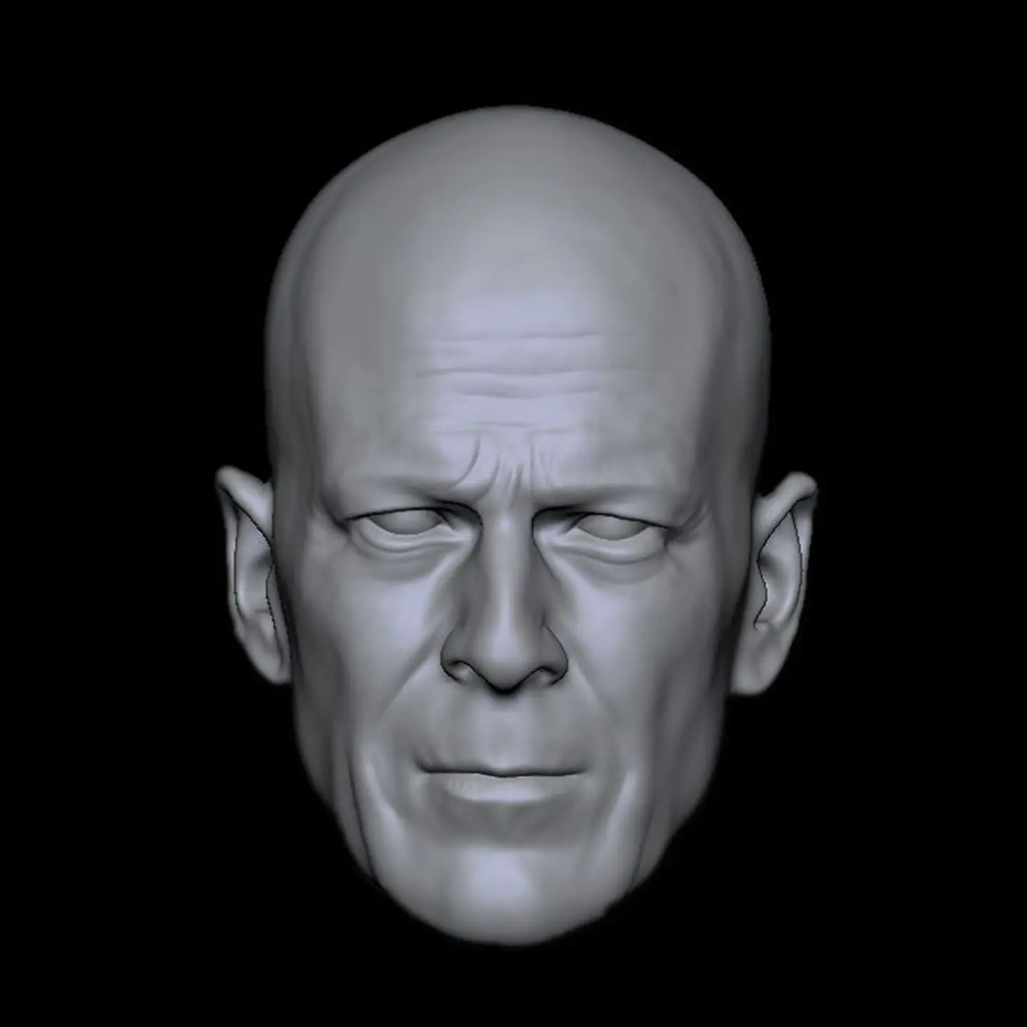 

HL006 DIY индивидуальный 1/18 1/12 1/10 Брюс W неокрашенная голова для 3,75 "6" 7 "фигурка SHF ML Mafex Mez NECA Mcf
