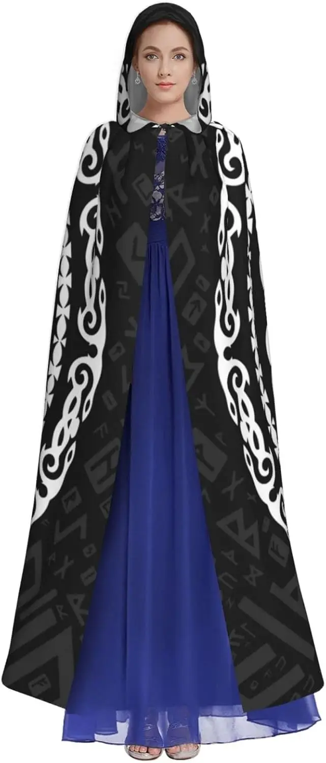 Customization Celtic Viking Tree Life Goddess Hooded Robe Cloak