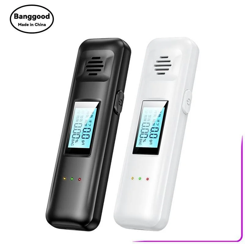 

Mini Japanese Version Car Portable Alcohol Tester Contactless Rechargeable Blow Type Alcohol Concentration Detection T5