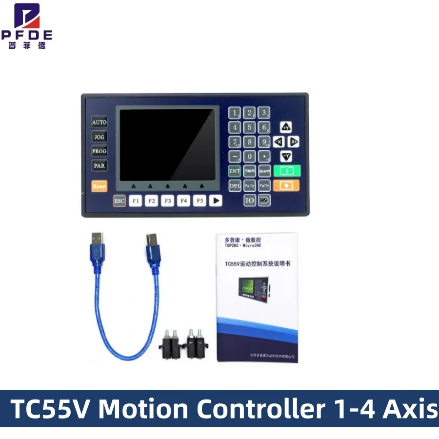 New TC55V Motion Controller Programmable 1-4 Axis Stepping Servo Motor