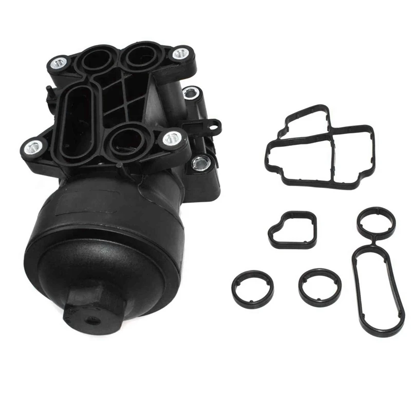 03L115389H Oil Radiator Oil Filter Housing With Gasket Oil Compartment Automotive Parts For  Volkswagen Skoda 1.6 2.0 TDI