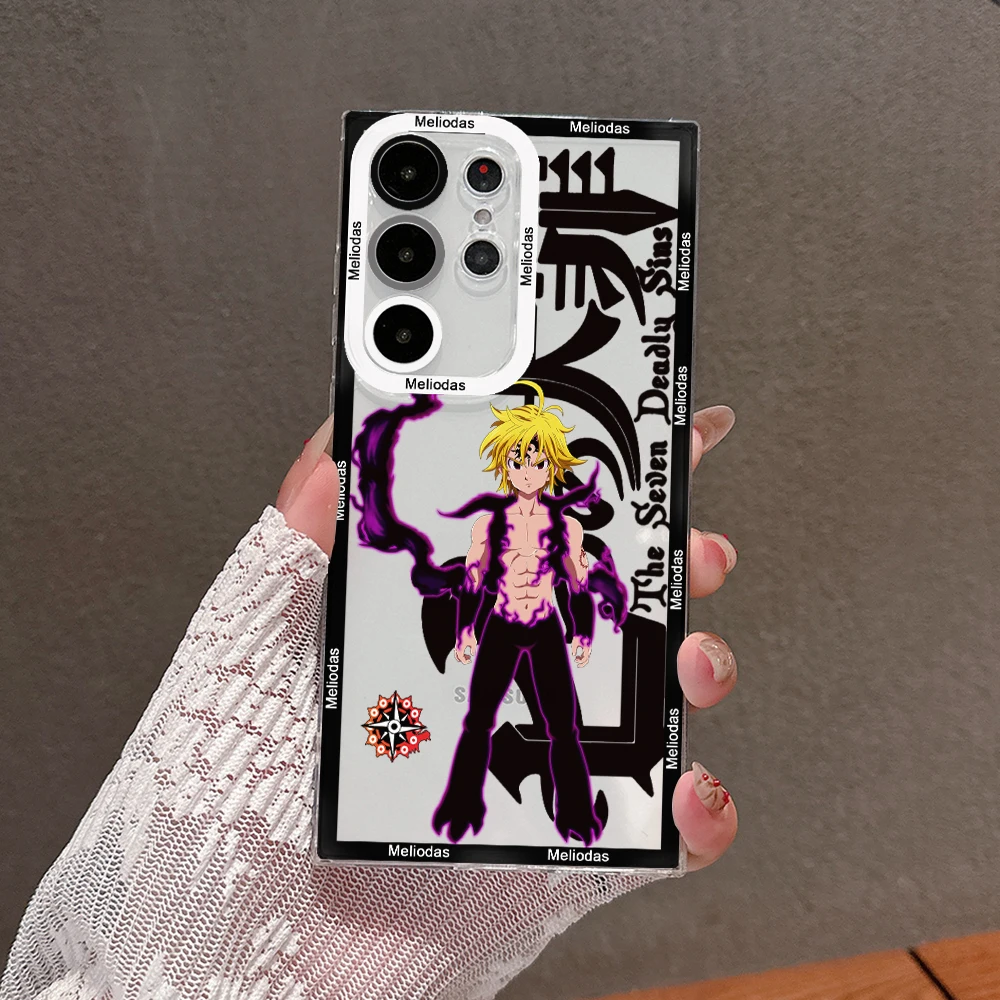 Anime Seven Deadly Sins Phone Case For Samsung S24 S23 S22 S21 S20 S10 FE Note20 Note10 Plus Ultra Lite 5G Clear Soft TPU Cover