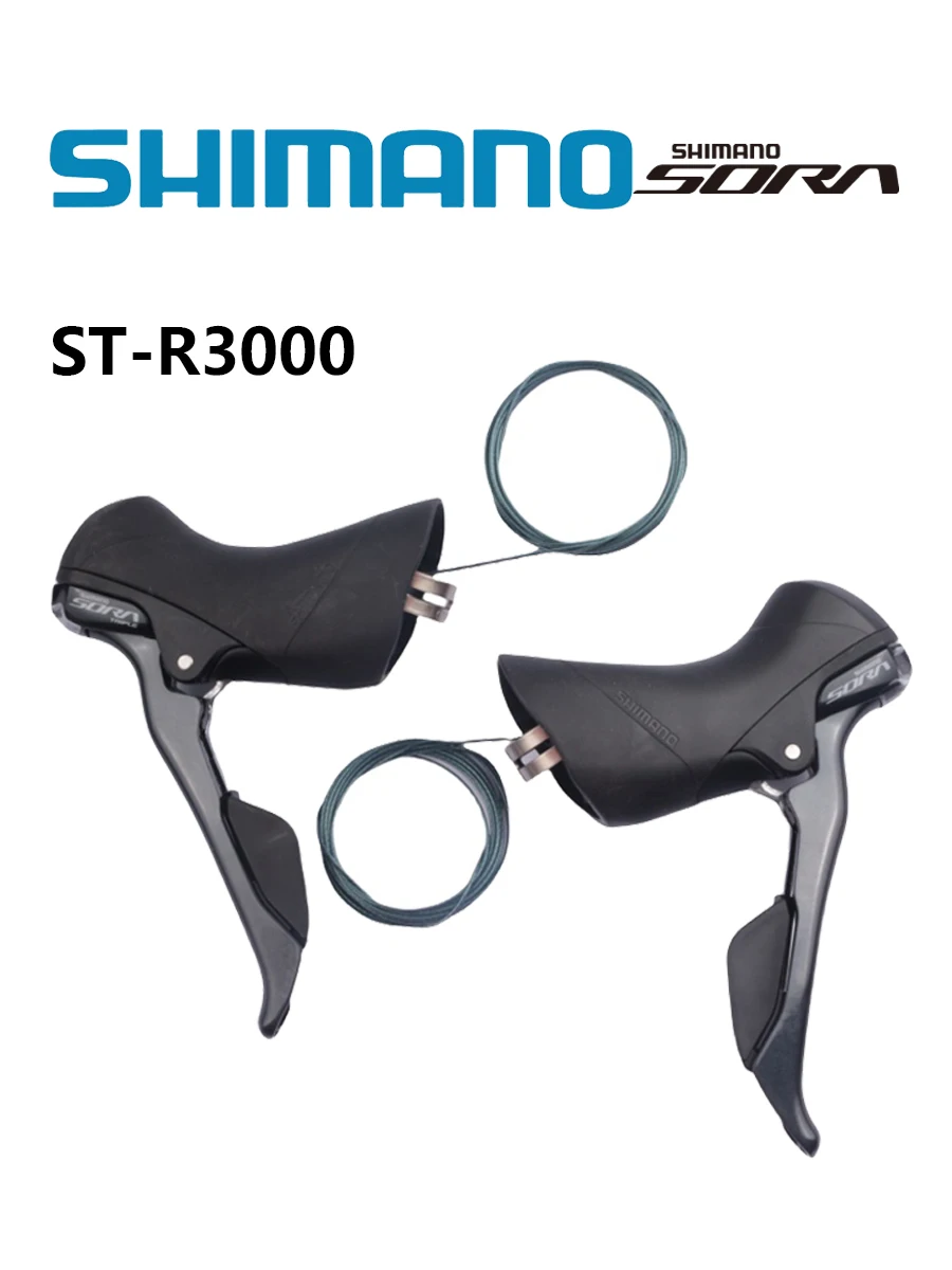 AliExpress Shimano SHIMANO SORA R3000 2x9 R3030 3X9 Speed Shifter Dual Control Lever Road Bike Bicycle For Front Derailleur Rear Derailleur