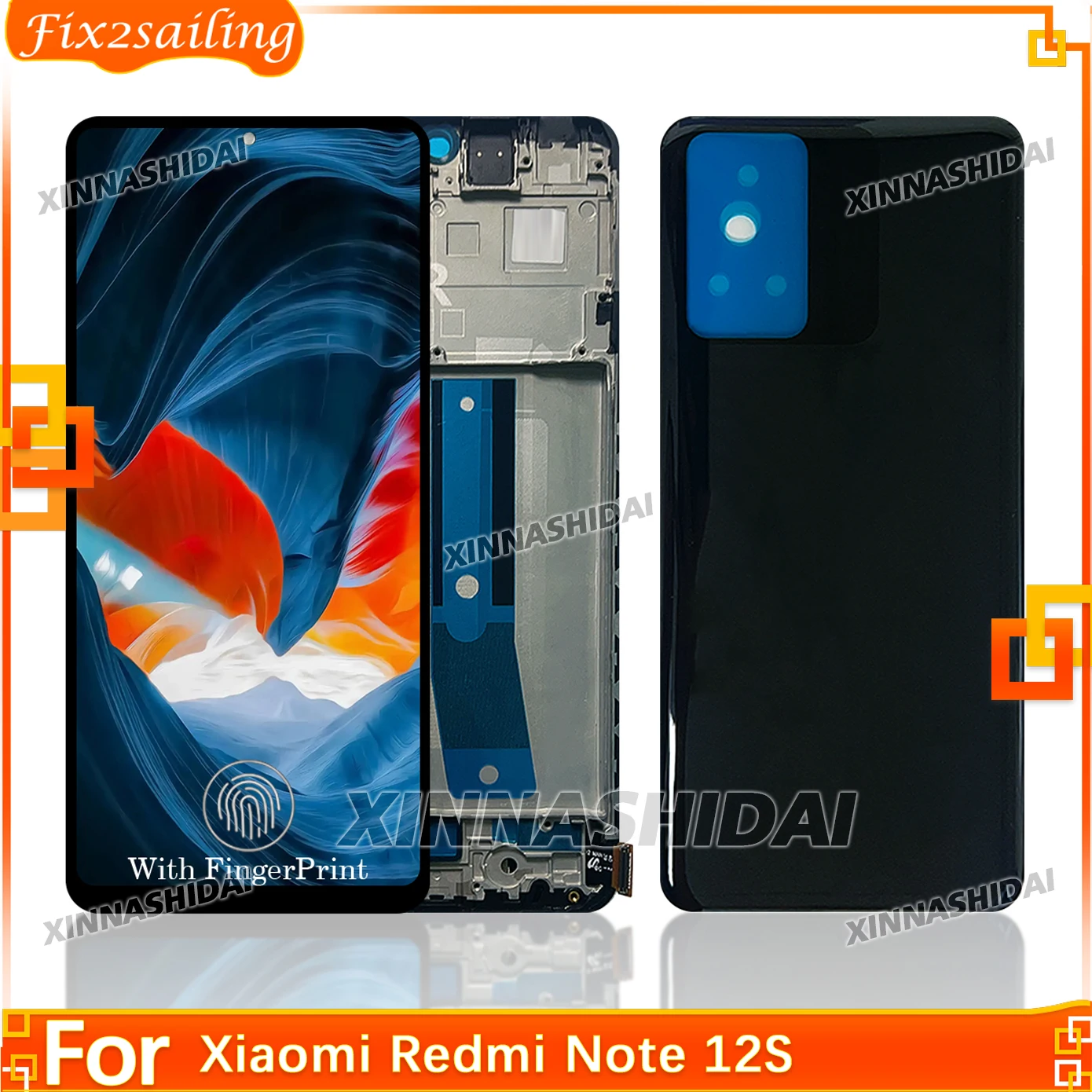 643-''oled-品質-xiaomi-redmi-注-12s-23030rac7y-lcd-ディスプレイタッチスクリーンフレームバッテリーカバーハウジングデジタイザアセンブリ