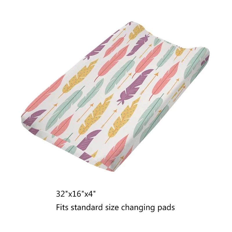 Tapis à langer extensible imprimé, protège-couche, doublure, couverture de matelas de berceau pour bébé, cadeaux de douche pour nourrissons et tout-petits