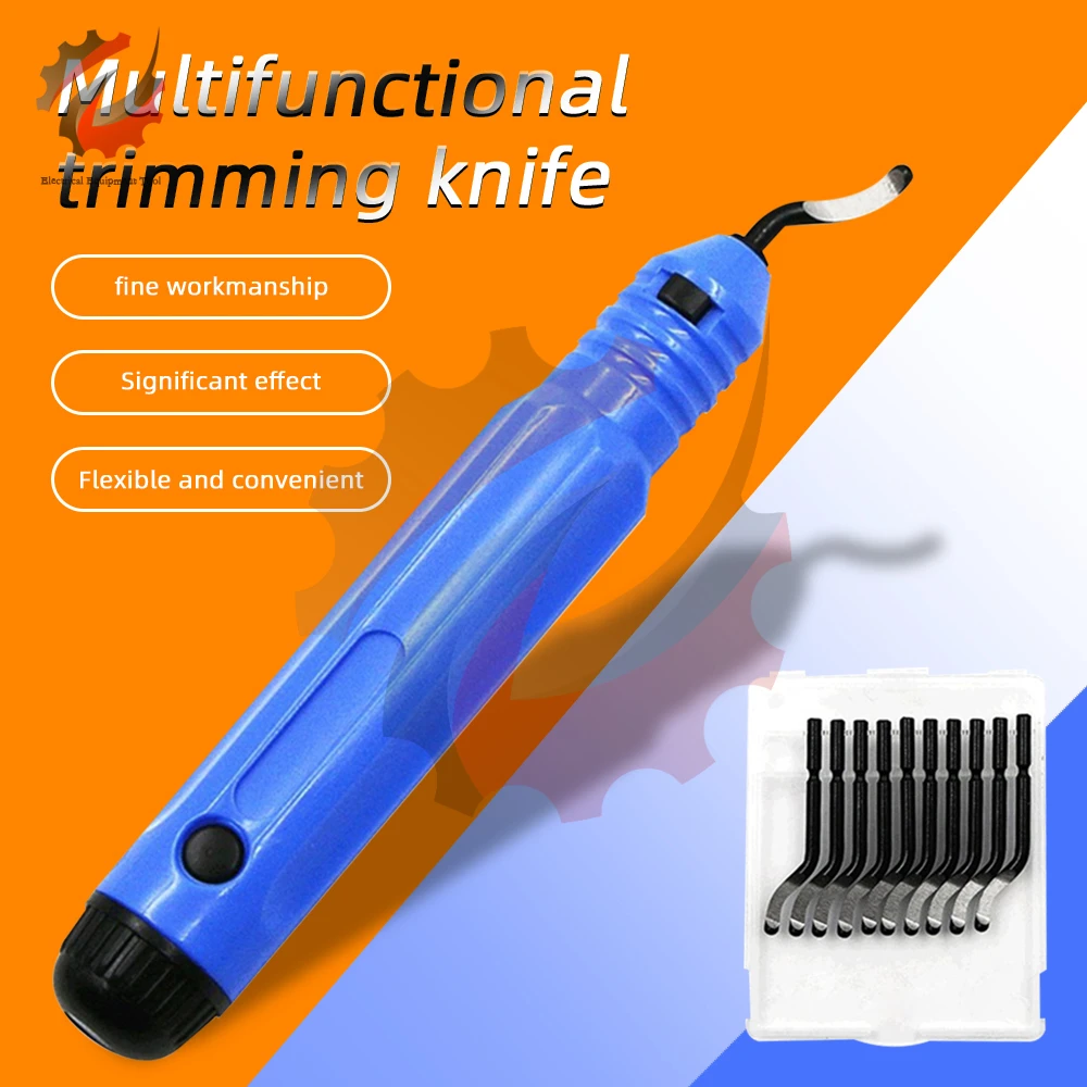 Trimming knife Scraper Deburring Tool Deburring Cutters Set Burr Remover Hand Tool for Wood Plastic Aluminum Copper and Steel