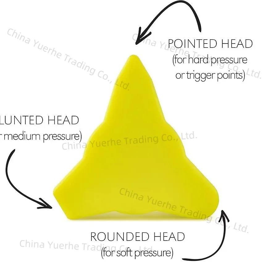 مثلث تدليك العضلات الاسترخاء العميق غشاء العضلات أداة سيليكون العلاج الطبيعي مدلك