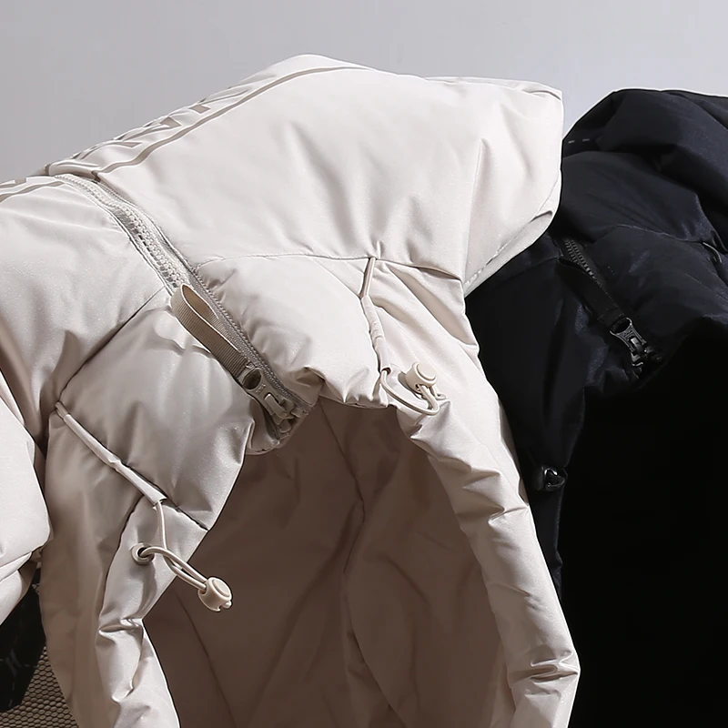 في الهواء الطلق مستوى الشتاء الرجال أسفل Jaet 90% أسفل مبطن يندبروف طارد المياه الدفء الشباب Faion طول منتظم مقنعين #2